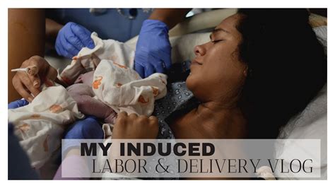 Induced Labor And Delivery Birth Vlog Cervadil Pitocin Epidural Ran Out Positive Birth