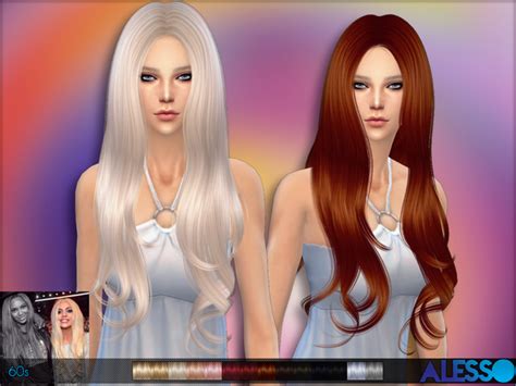 60s Hair By Alesso Sims 4 Hair