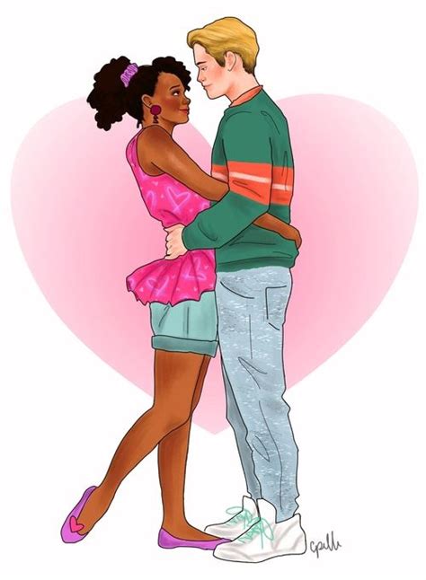 Lisa Turtle Zack Morris Cartoon Interracial Couples Interracial
