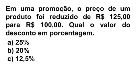 Como Descobrir A Porcentagem De Desconto De Um Valor ICTEDU