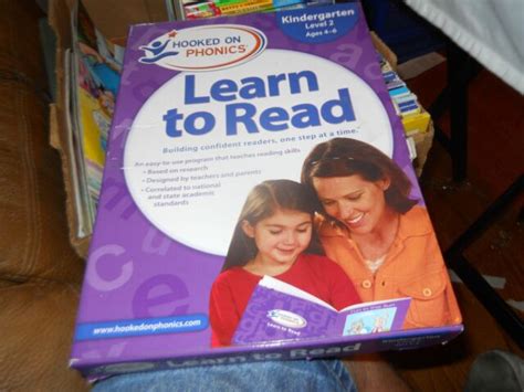 Hooked On Phonics Learn To Read Ages 4 6 Kindergarten Levels 2 Brand