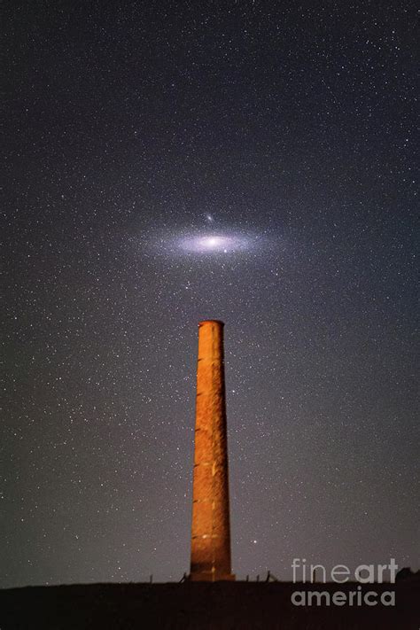 Andromeda Galaxy Over A Chimney Photograph By Miguel Claroscience