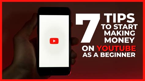 How To Earn Money On Youtube 7 Tips For Beginners Youtube