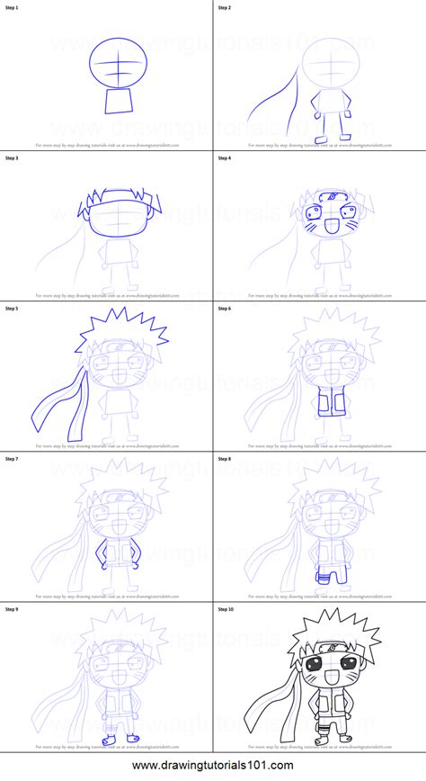 Check spelling or type a new query. How to Draw Kawaii Naruto Uzumak printable step by step ...