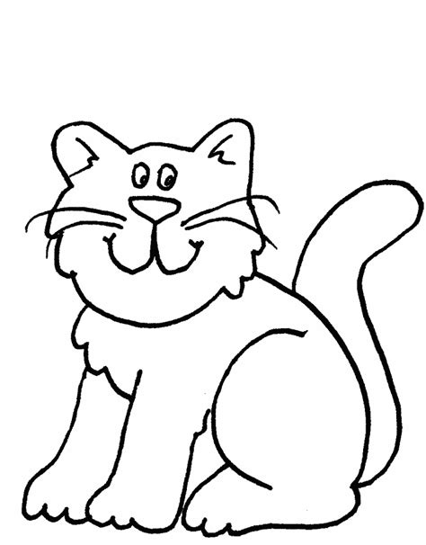 Cat 1870 Animals Printable Coloring Pages