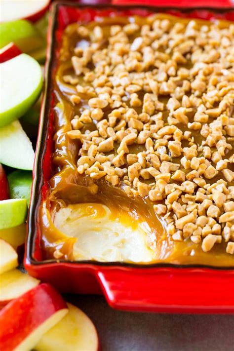 Caramel Apple Dip With Cream Cheese And Chocolate Chips Apple Poster