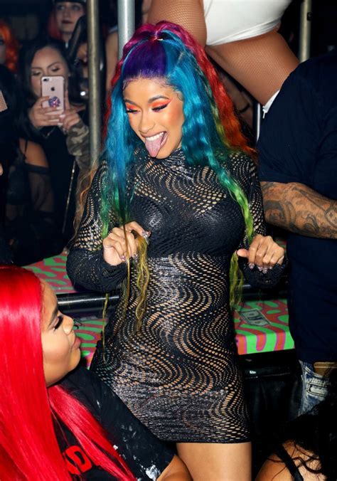 Cardi B Parties in Miami Amid Offset Split