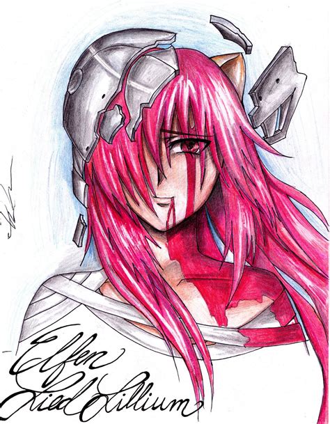 Elfen Lied Lucy By Idont0know On Deviantart