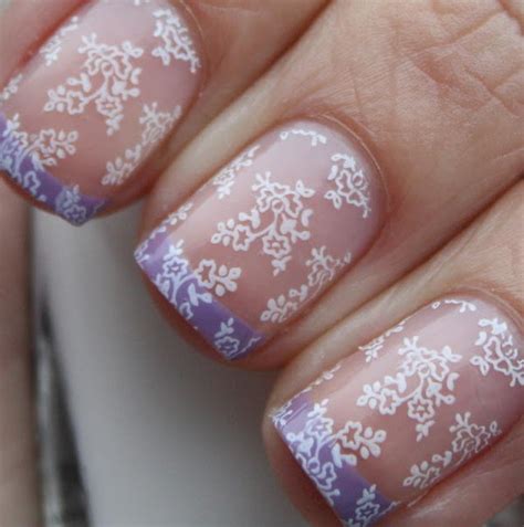 20 Fashionable Lace Nail Art Designs - Hative