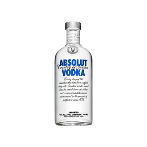 Absolut 07 L Vodka 40 Mosolypláza