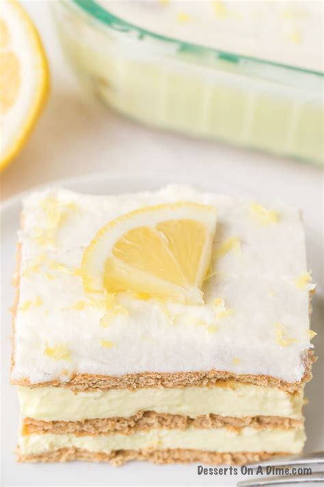 Lemon Icebox Cake No Bake Lemon Icebox Cake Recipe 13950 Hot Sex Picture