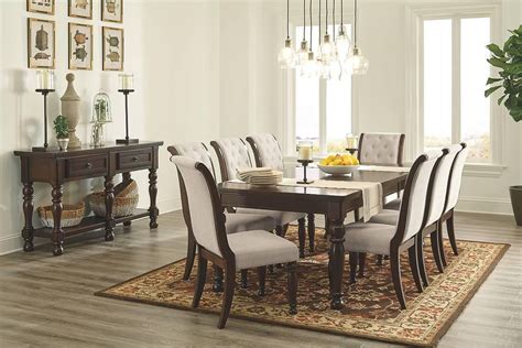 Delaware Dining Collectiontable 6 Upholstered Chairs Ashley