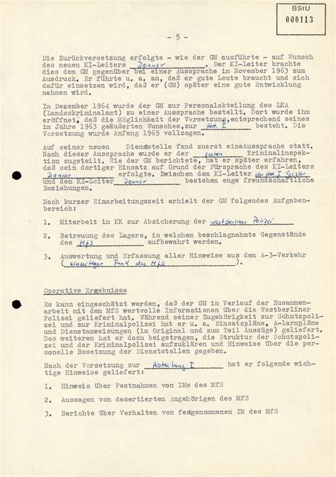 Wie schreibt man ein exzerpt und wozu dient es? "Auskunftsbericht" vom 8. Juni 1967 über Karl-Heinz Kurras alias GM "Otto Bohl" | Mediathek des ...