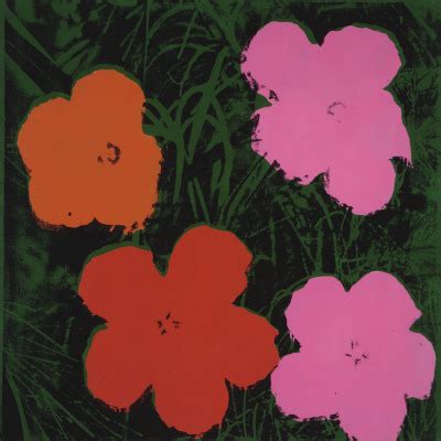 He was one of the most successful commercial artists of the 1950s, winning awards for his pieces. Andy Warhol Flowers, C.1964 (1 Orange, 1 Red, 2 Pink) Art ...