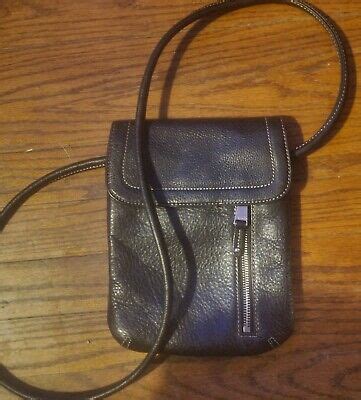 Tignanello Navy Blue Leather Crossbody Bag Ebay