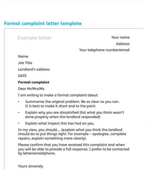 formal letter examples  word  premium