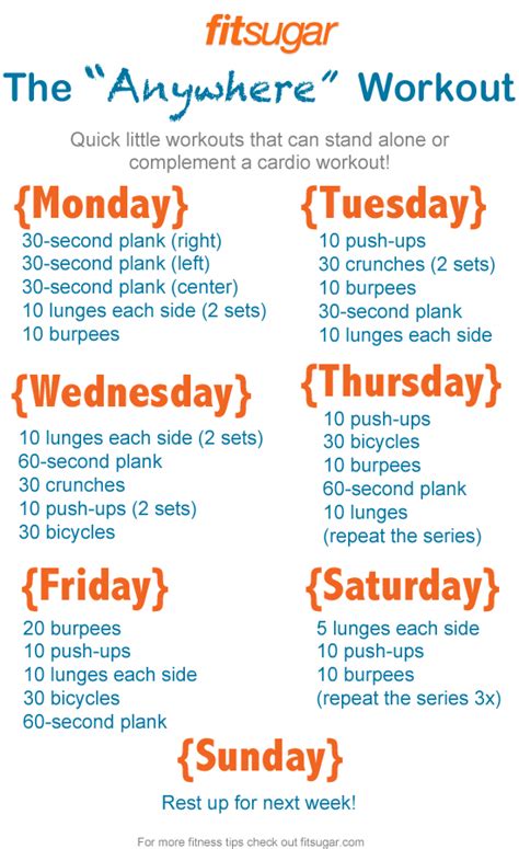 List Of Morning Workouts Bodyweight Workouts