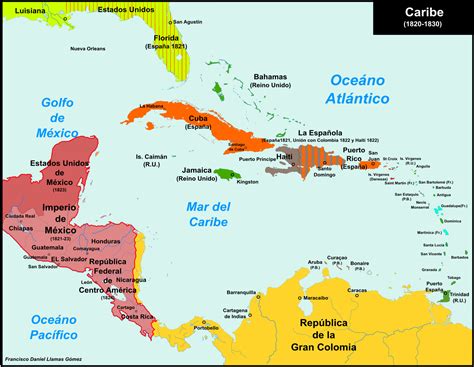 Islas En El Caribe Mapa World Map