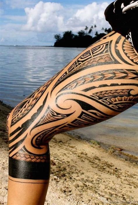 53 classic tribal tattoos on thigh tattoo designs