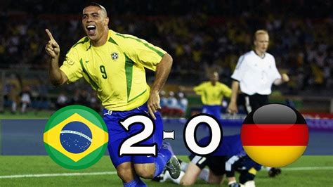 Brazil Vs Germany 2002 World Cup Final 4k Hd Youtube