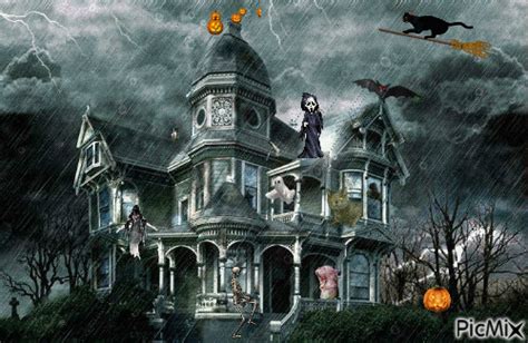 Haunted House Animated Gif
