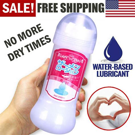 Oz Water Based Personal Lubricant Cum Lube Semen Sex Unscented Long Lasting Ebay