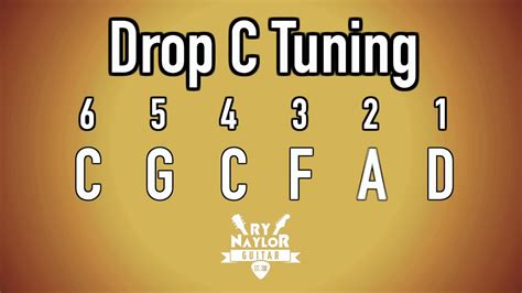 Drop C Guitar Tuning Notes Youtube