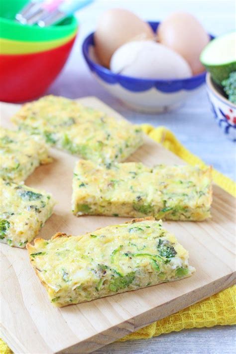 This cruciferous vegetable cooks up in minutes. Broccoli & Cheese Frittata Fingers | Recipe | Baby food ...