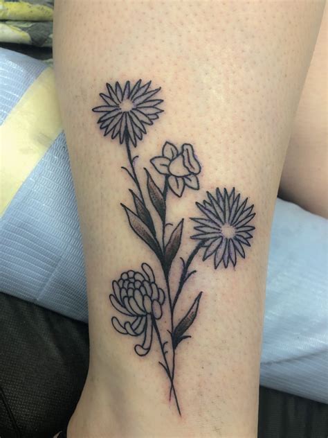 Birth Flower Tattoos For Family - Beautiful Insanity