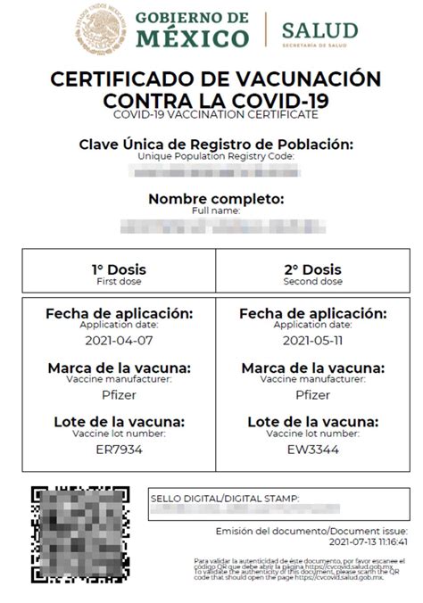 ¿cómo Descargar El Certificado De Vacunación Contra El Covid Y Corregir