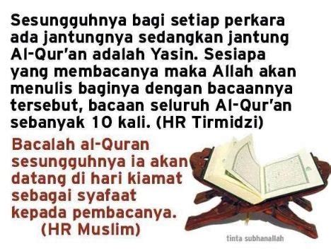 Nah, berikut ini beberapa keistimewaan surat yasin menurut islam Khasiat Membaca Surah Yasin 41 Kali - Besar