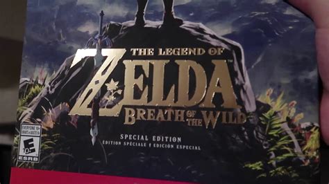 Breath Of The Wild Zelda Limited Special Edition Unboxing And Review