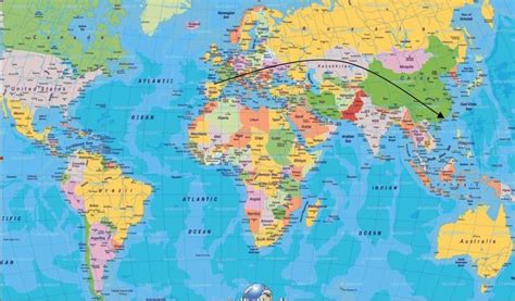 Existen diferentes tipos de planisferios según el tipo de información que muestren. Vietnam En Agosto Mapa