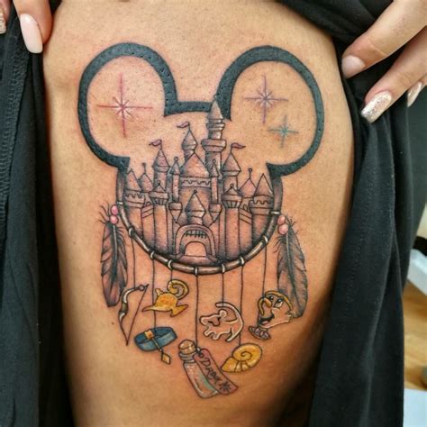 Disney Themed Dream Catcher Tattoo Dream Catcher Tattoo Disney