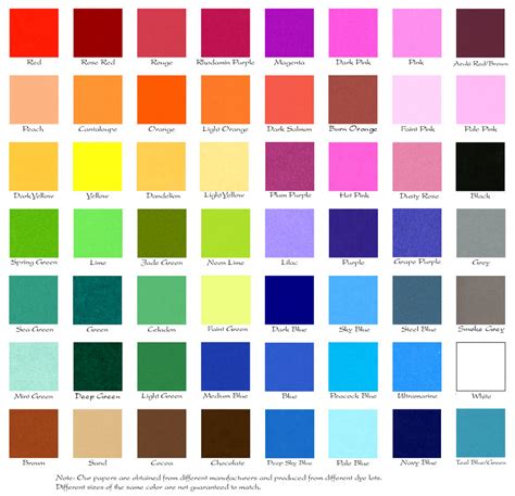Colored Paper Printable