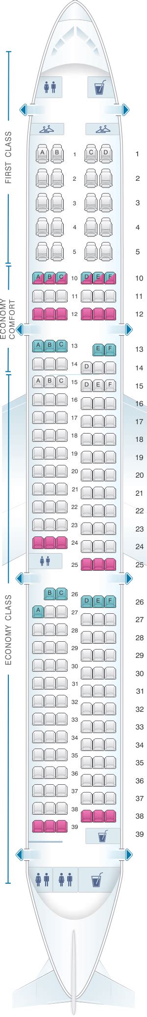 Seat Map Airbus A321