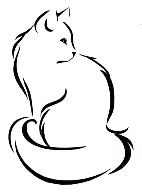 Outline Of Cat Free Download On Clipartmag
