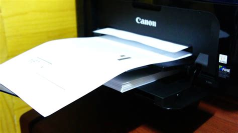 You need to link your device with the same wireless network your printer is connected to before beginning the installation process. Canon PIXMA E510 Printing test -1 - YouTube