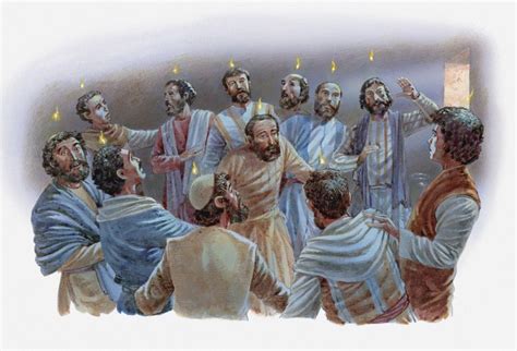 What Happened On The Day Of Pentecost Day Of Pentecost Receiving The Holy Spirit Speaking