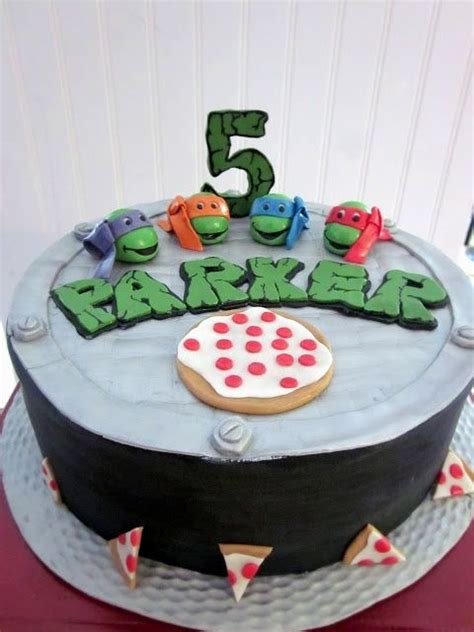 Geburtstagsfeier ideen ninja turtle party ninja turtles geburtstagskuchen torten fiestas. Teenage Mutant Ninja Turtle Cake | Geburtstagskuchen jungs ...