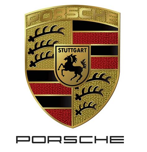 In 1952 when west germany was. Porsche Logo Digital Art by Max Dedrick