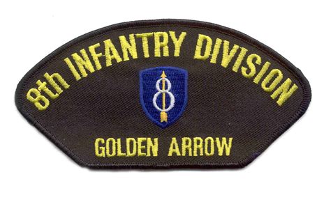 8th Infantry Division Patch World War 2 Hat Patches