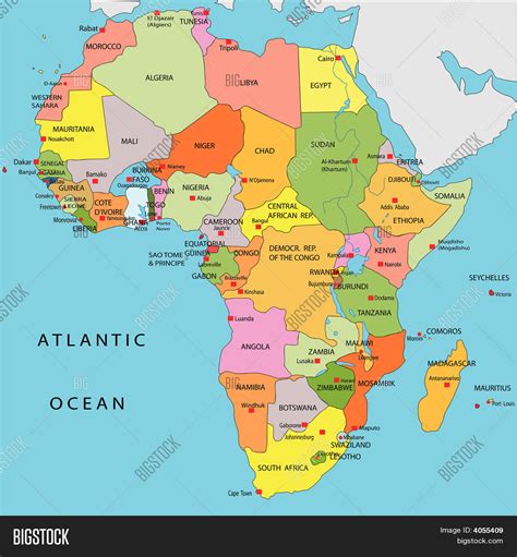 Large Map Africa With Countries Topographic Map Of Usa With States