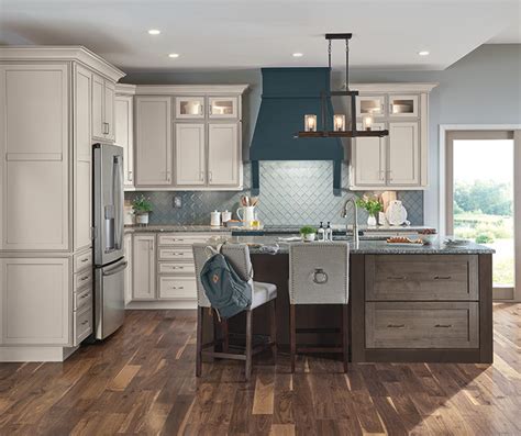 The stain colors cabinets come with impressive materials and designs that make your kitchen a little heaven. Diamond at Lowes - Henderson Painted Icy Avalanche & Icy Avalanche Nightfall