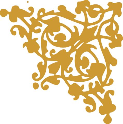 Gold Corner Clip Art At Vector Clip Art Online Royalty