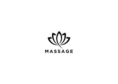 Premium Vector Massage Logo Design Vector Illustration