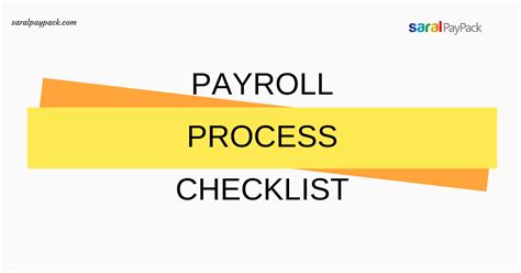 Payroll Process Checklist Free Template Download In Excel And Pdf