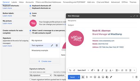 How To Add An Image To Your Gmail Signature The Tech Edvocate
