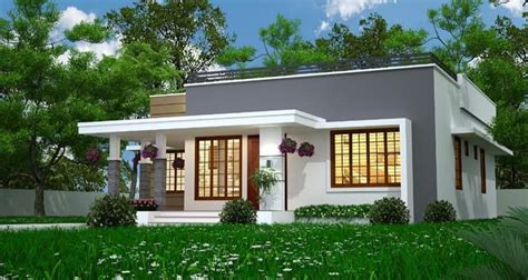 1100 Sq Ft 3bhk Modern Single Storey House And Free Plan Home Pictures