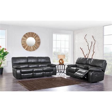 Dark Gray Recliner Loveseat Sofa Set Furniture Store Free Shipping